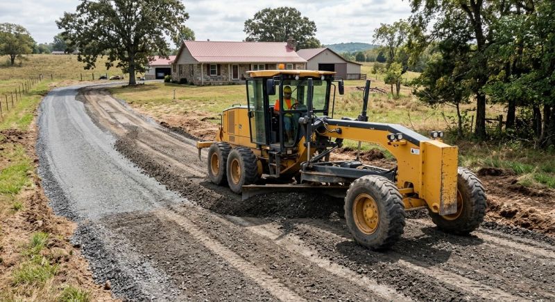 Driveway Grading in Houston, TX