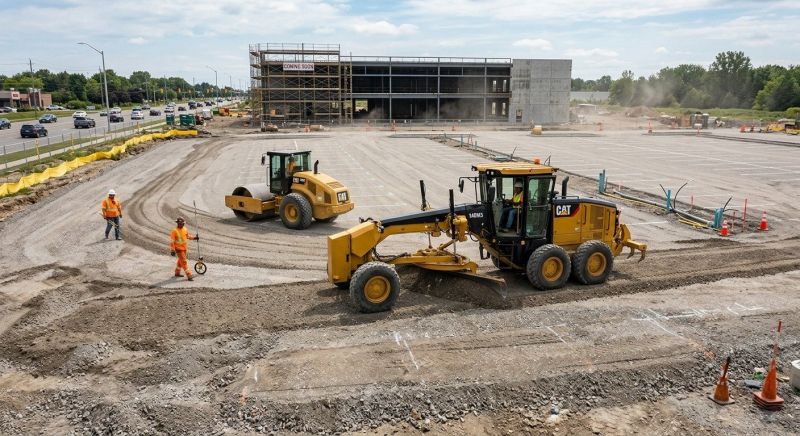 Parking Lot Excavation in Suwanee, GA